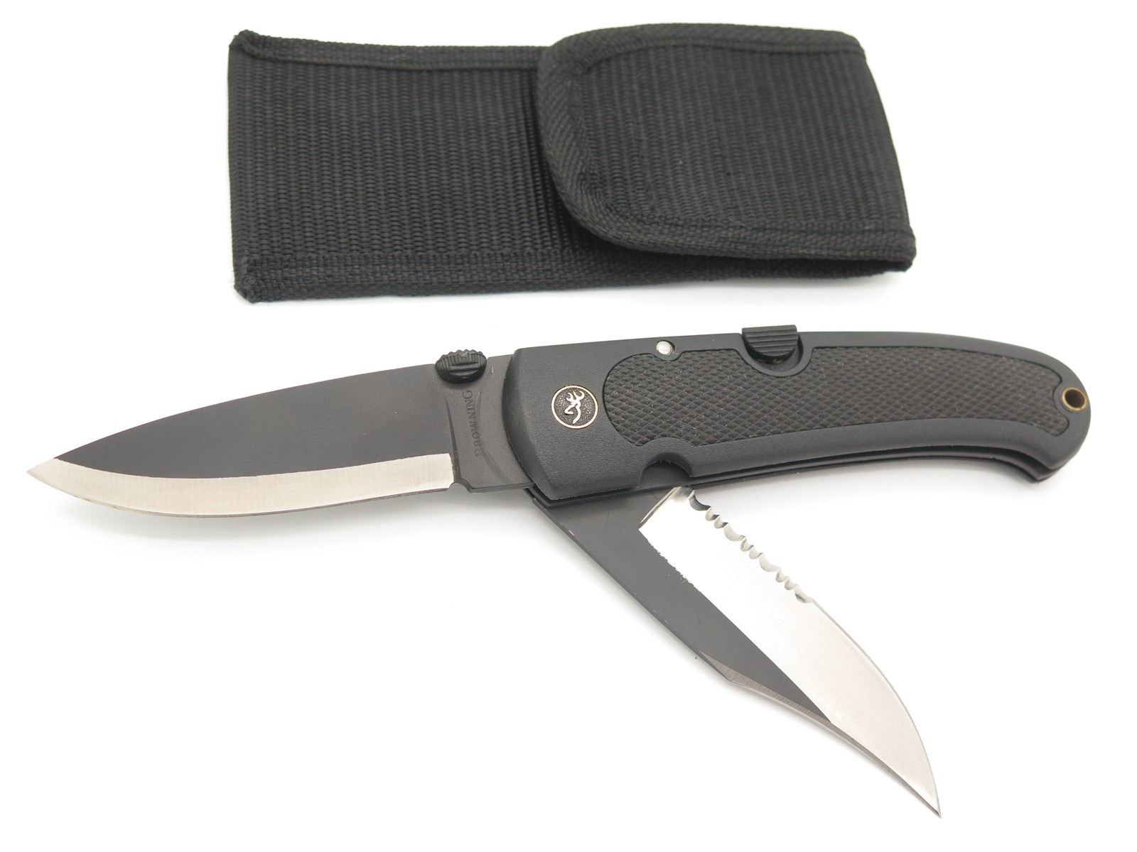 Vtg Browning 609 Kodiak FDT Seki Japan Clip / Drop Lockback Folding Hunter Knife Vtg Browning 609 Kodiak FDT Seki Japan Clip / Drop Lockback Folding Hunter Knife