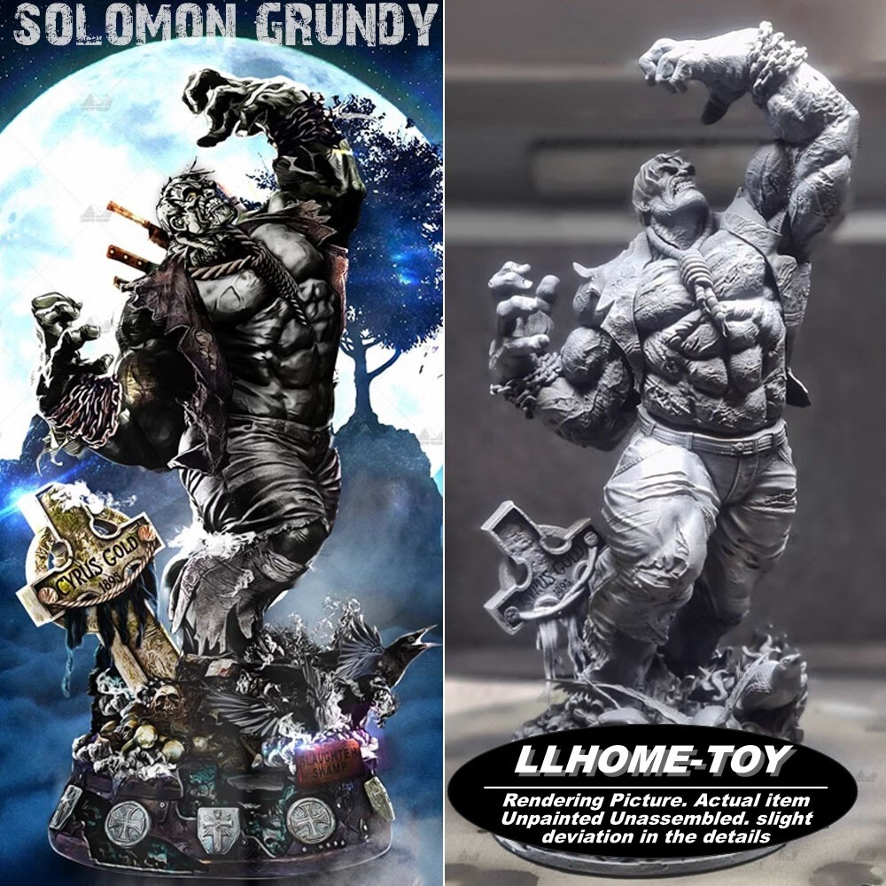 Solomon Grundy Resin 1:6 Model Kit Unpainted 3d Print GK Statue Figure gift