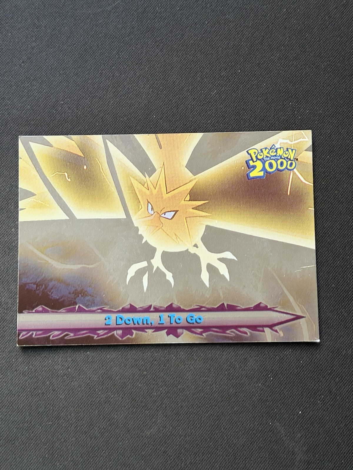 2000 Topps Pokemon the Movie #35 2 Down, 1 To Go Silver Foil