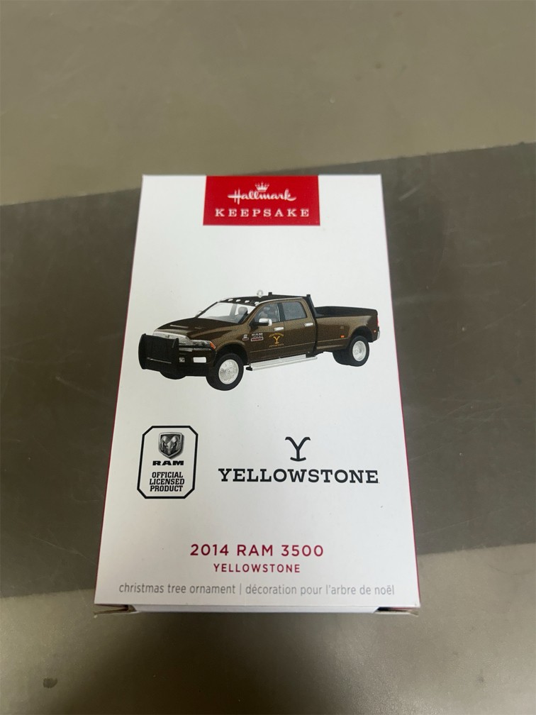 Hallmark Keepsake Christmas Ornament, Yellowstone 2014 Ram 3500, TV Show Gifts