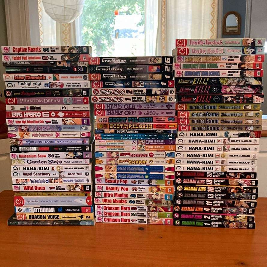 Giant Manga collection-Fruits Basket, Hana-Kimi, Shaman King, Akame ga Kill Etc Giant Manga collection-Fruits Basket, Hana-Kimi, Shaman King, Akame ga Kill Etc