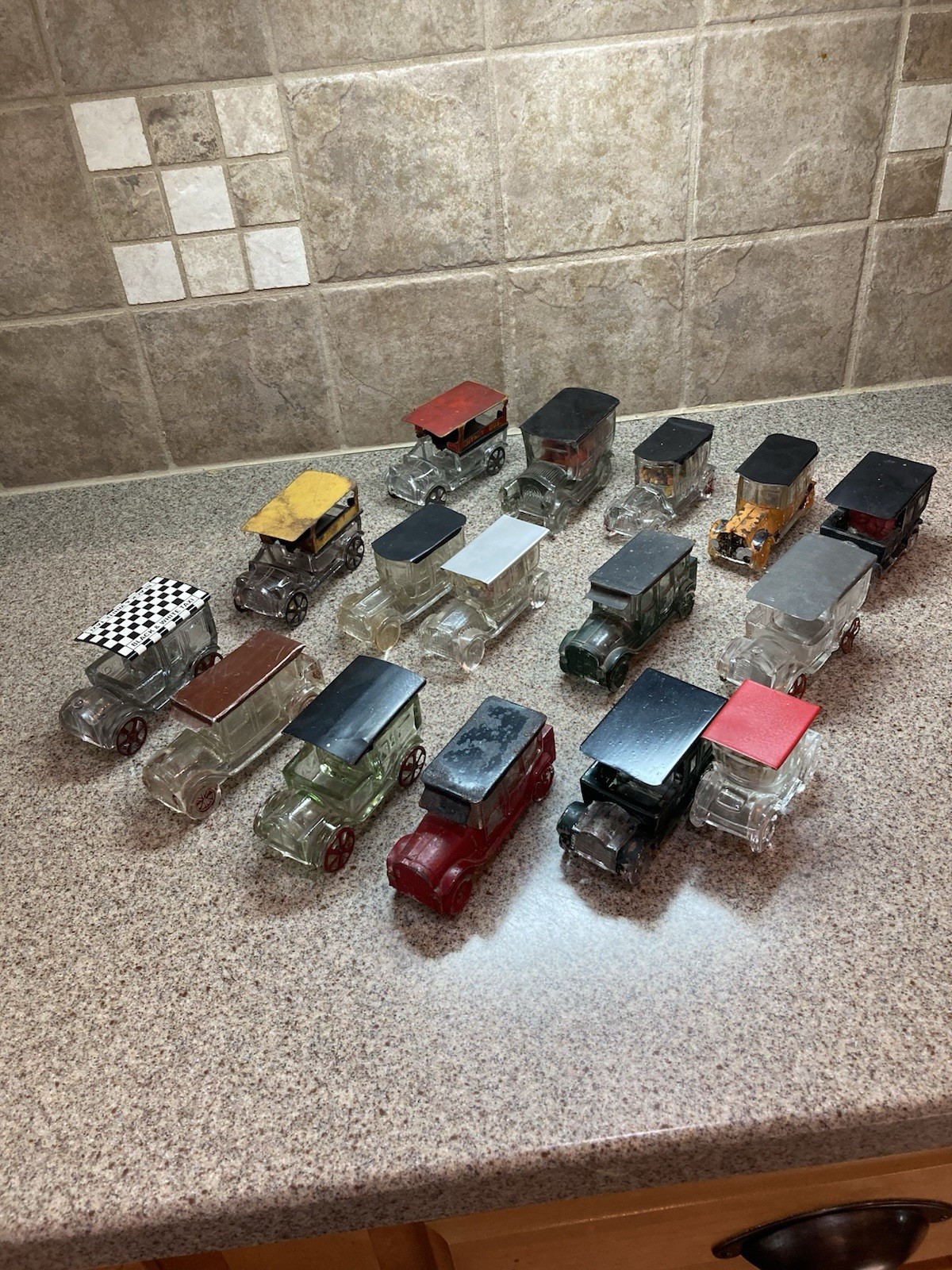 Vintage Glass Candy Containers