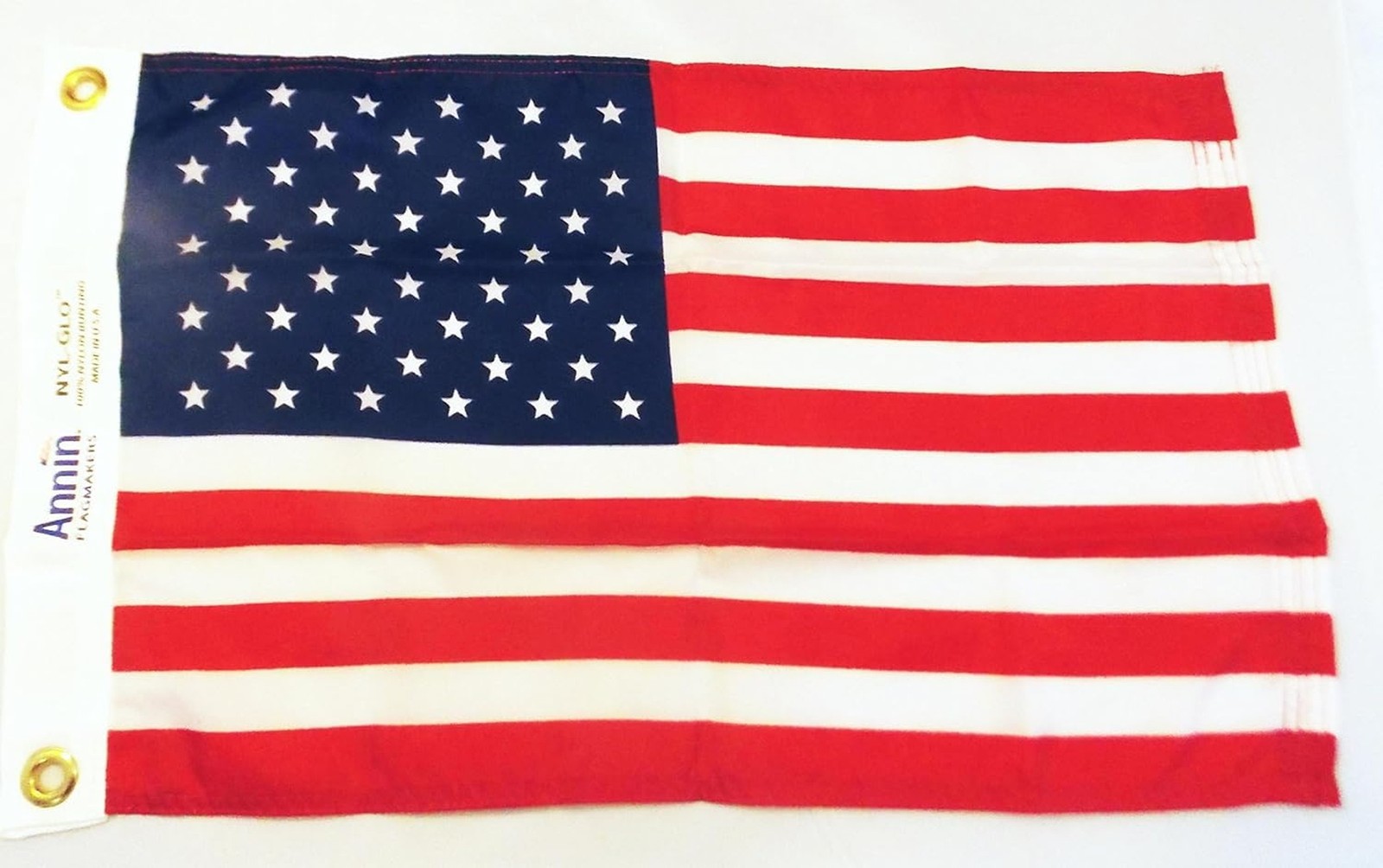 Annin Flagmakers Nylon American Flag, 12 x 18 Inch (Model 2480) 100% MADE in ... Annin Flagmakers Nylon American Flag, 12 x 18 Inch (Model 2480) 100% MADE in ...