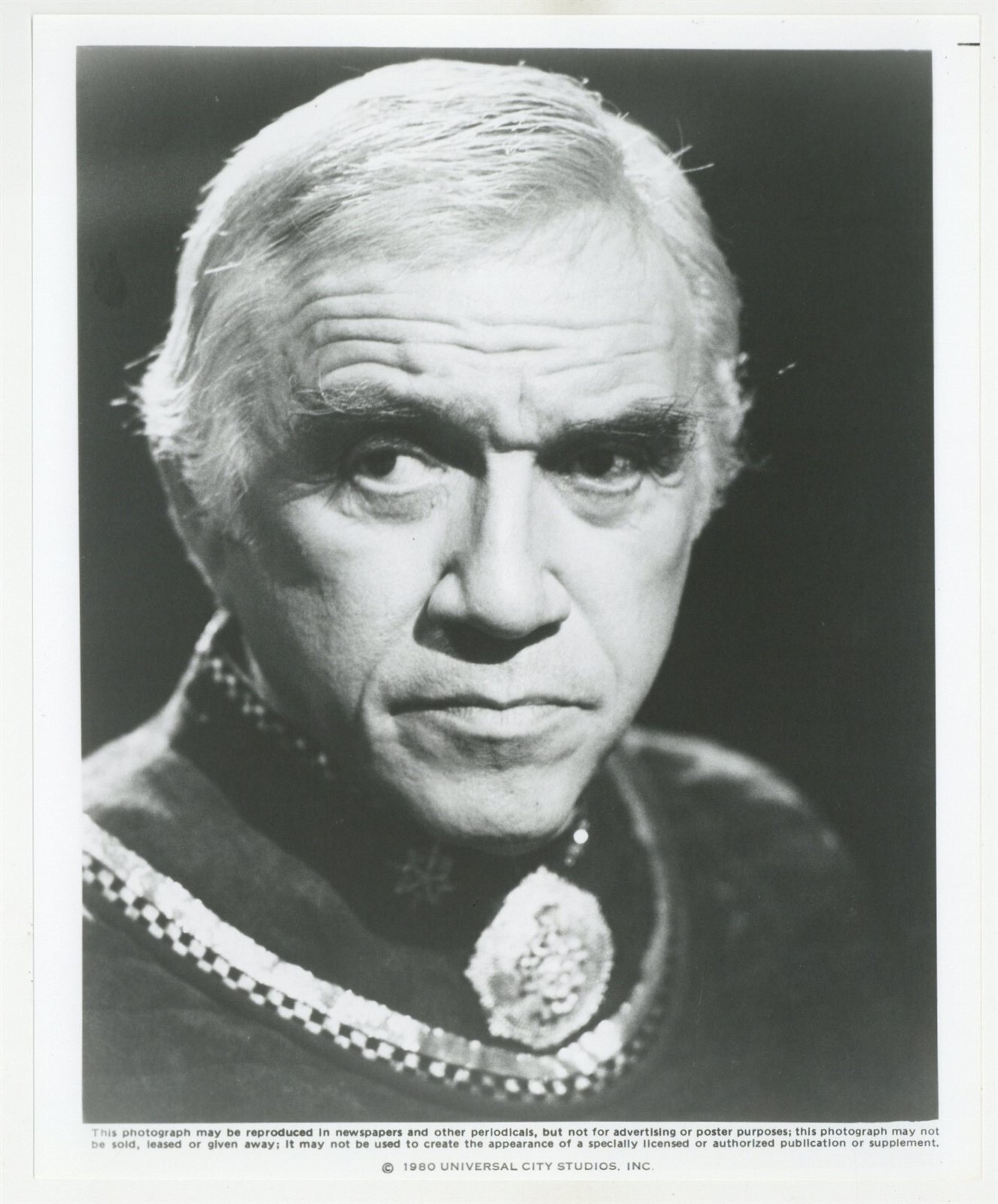 Battlestar Galactica 1980 Lorne Greene Original ABC TV Sci-Fi Photo J9140 Battlestar Galactica 1980 Lorne Greene Original ABC TV Sci-Fi Photo J9140