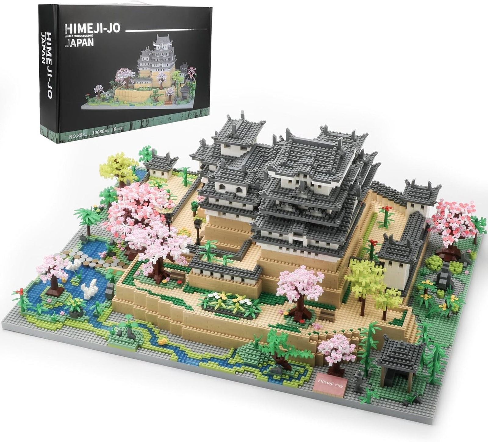 Japan Himeji Castle Miniature Building Blocks Model 10080 Pieces, Architectur... Japan Himeji Castle Miniature Building Blocks Model 10080 Pieces, Architectur...