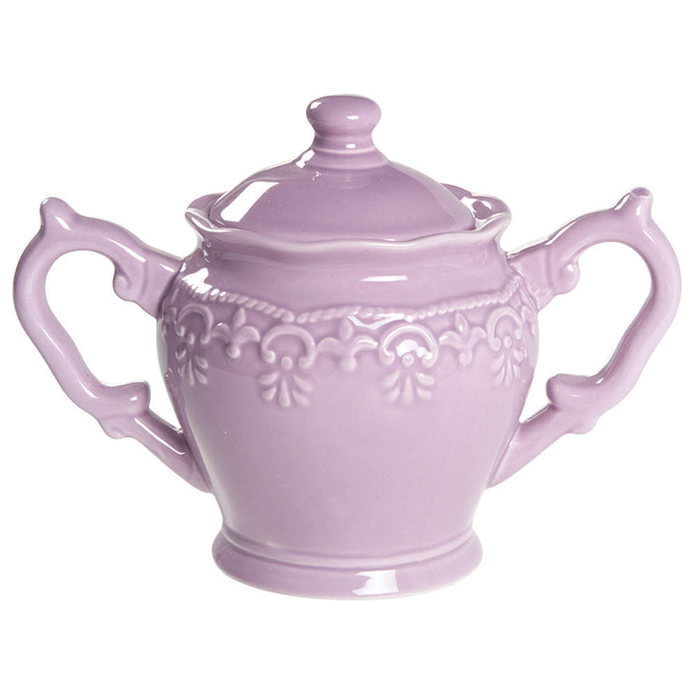 JCPenney Lace Lilac Sugar Bowl 6512364