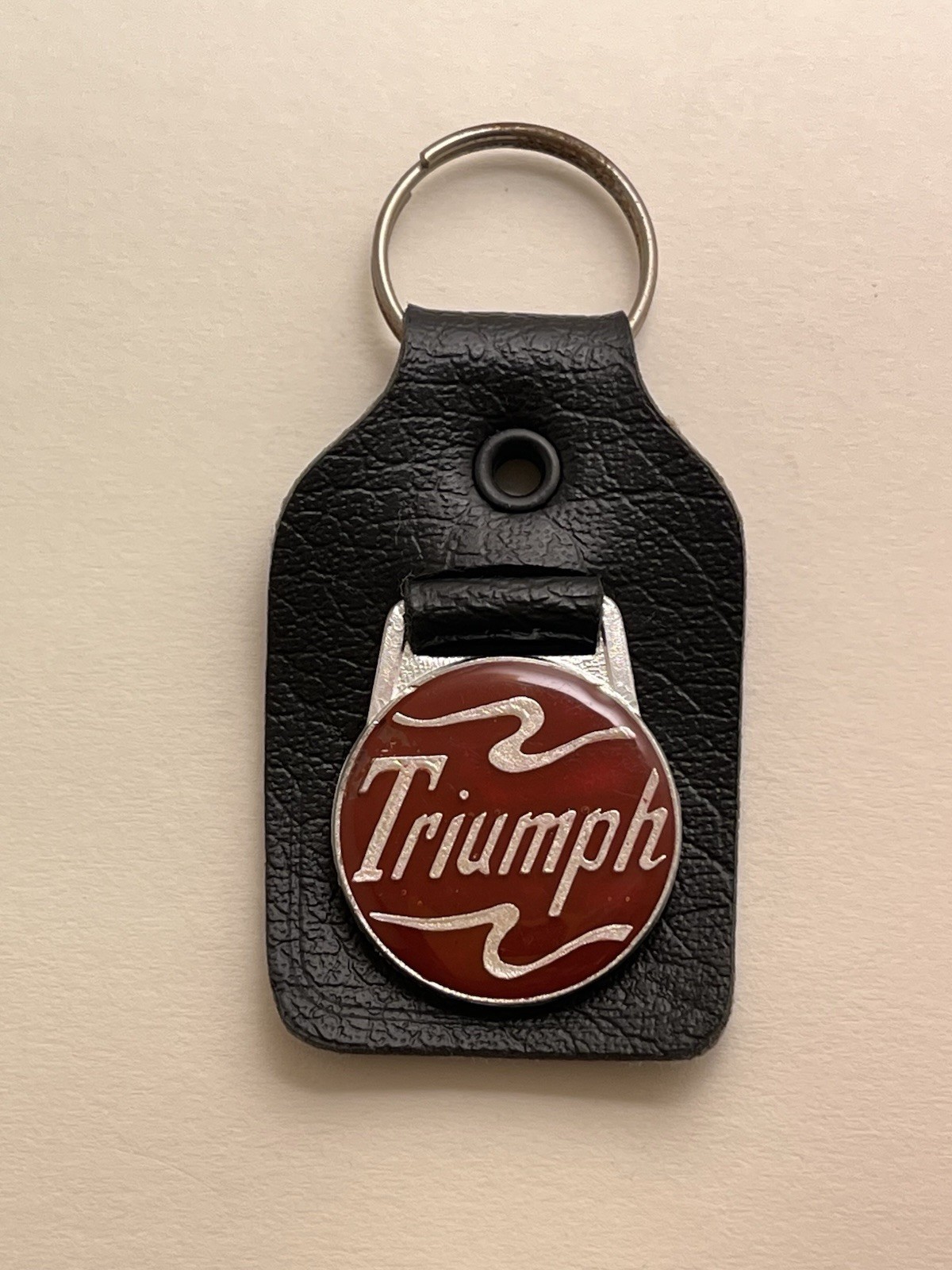Vintage Triumph Motorcycle Keyring 1980s? Vintage Triumph Motorcycle Keyring 1980s?