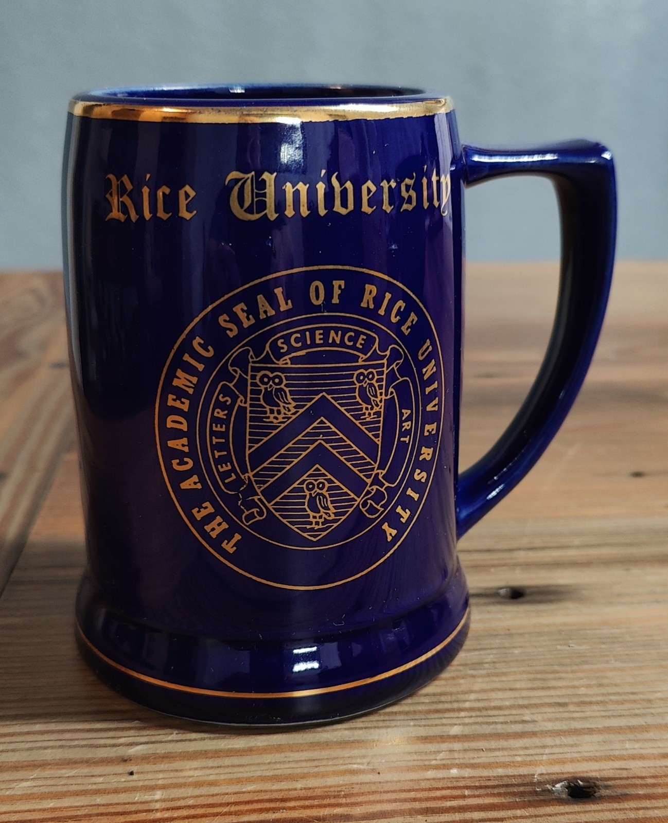 Vintage Rice University Ceramic Beer Stein/Tankard Vintage Rice University Ceramic Beer Stein/Tankard