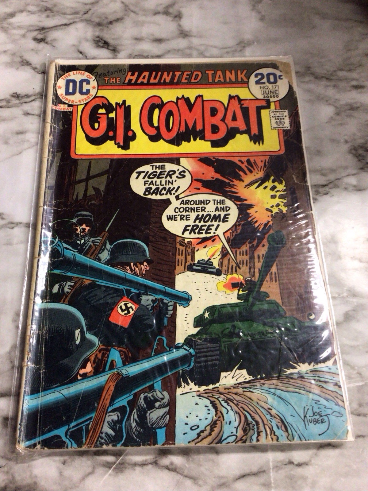 DC Comics G.I. Combat #171 featuring the Haunted Tank June 1974