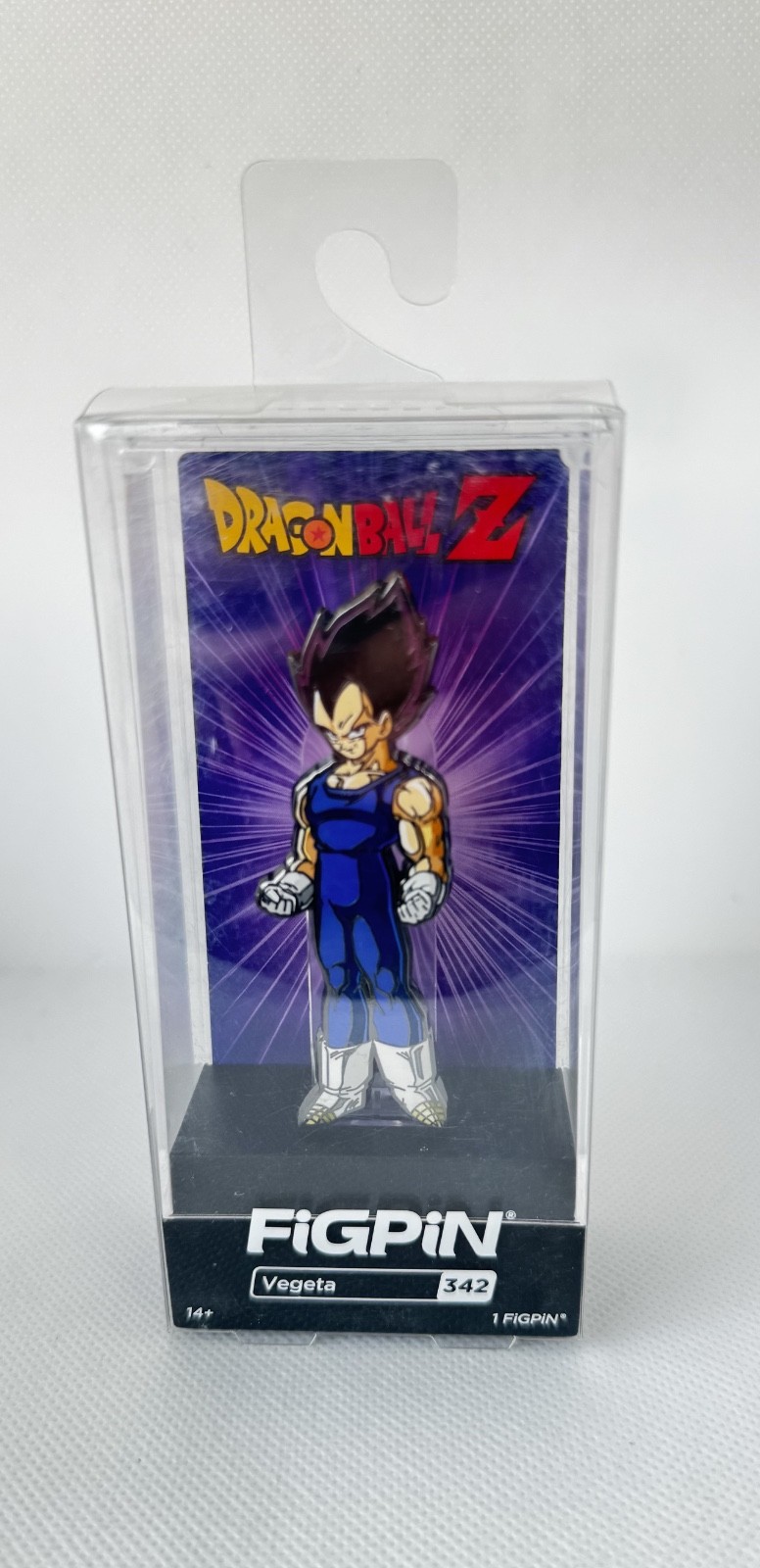 FiGPiN Dragon Ball Z Vegeta #342 Collectible FigPin FiGPiN Dragon Ball Z Vegeta #342 Collectible FigPin
