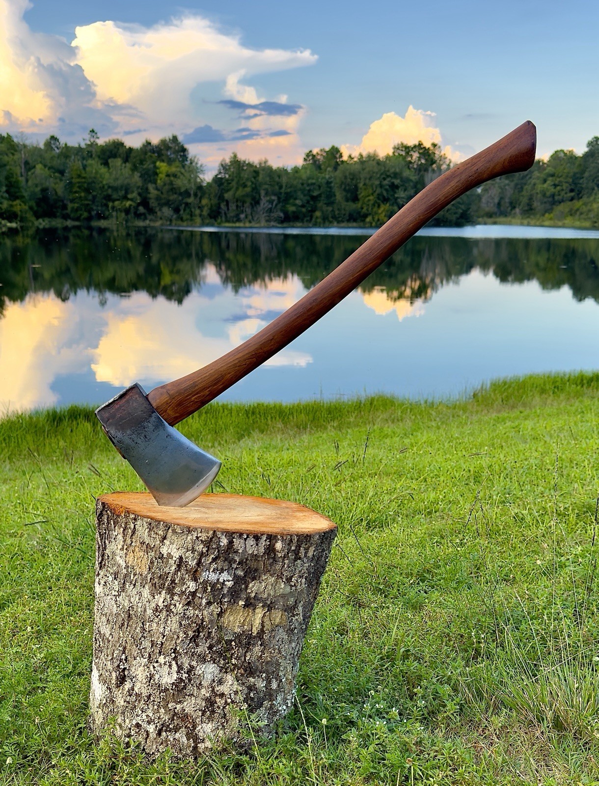 Restored 1905 Hub Hardware Co. House Axe w/Original B-D 90Handle,  Beautiful Axe