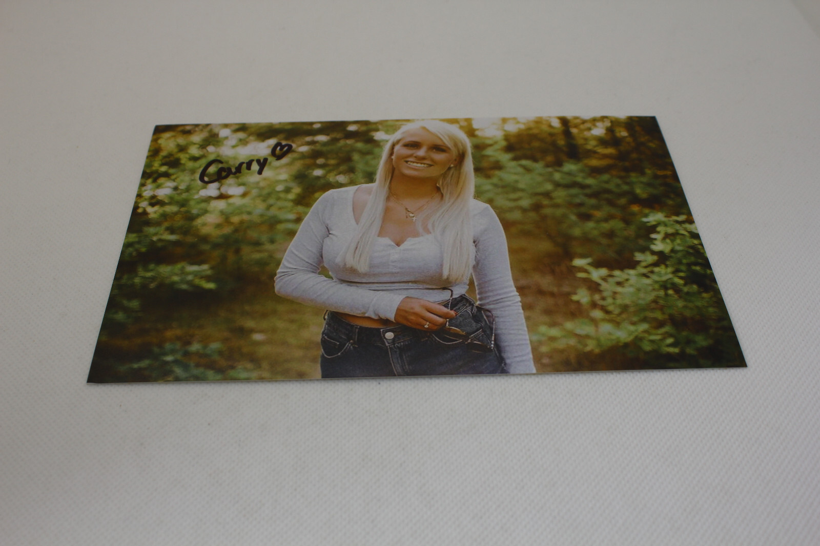 CARINAA PACK - signed photo 12.5x19 autograph (1867)