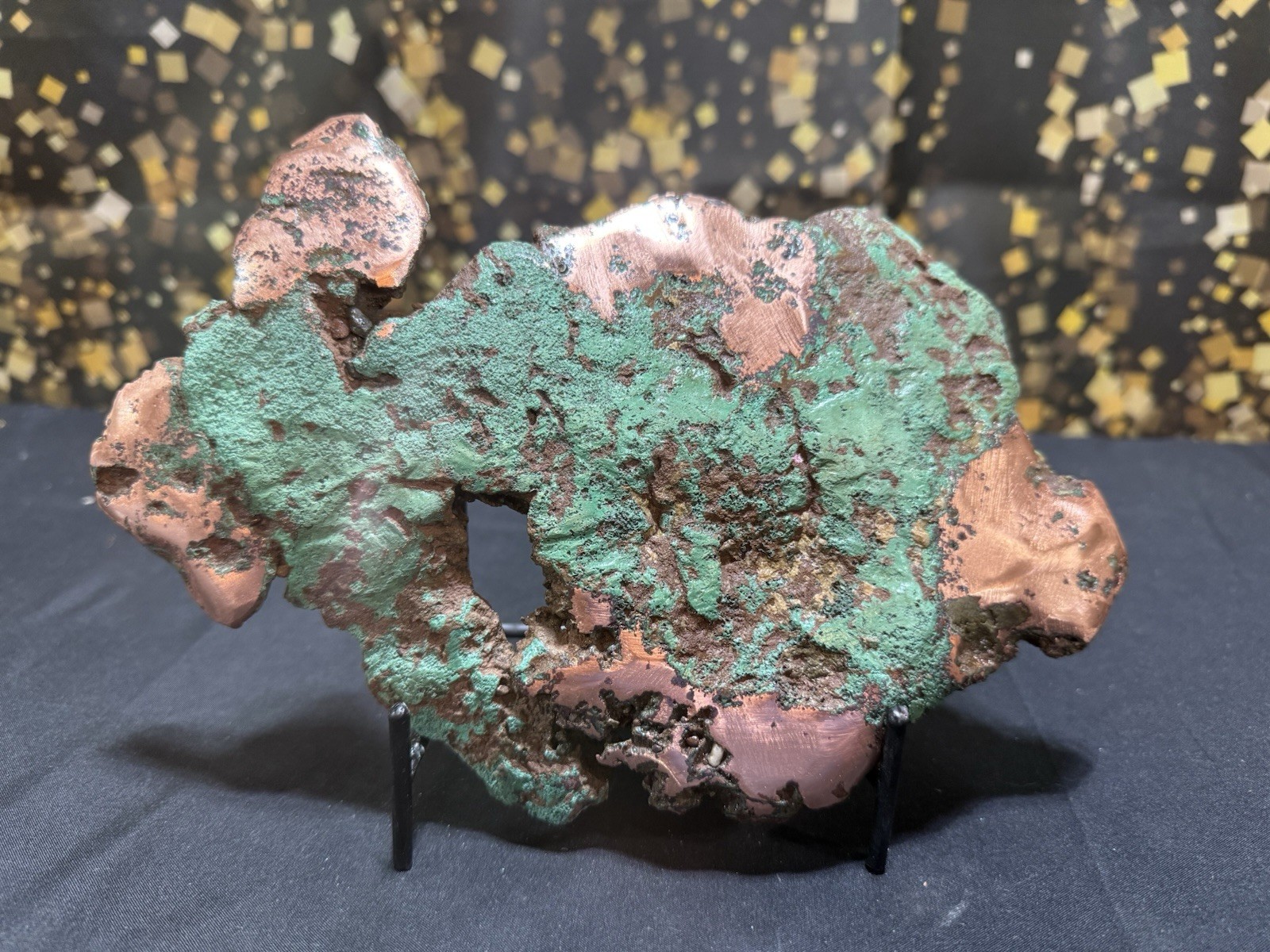 7 Lb + Natural Michigan Float Copper W/Green Patina & Polished Copper. W/Video 7 Lb + Natural Michigan Float Copper W/Green Patina & Polished Copper. W/Video