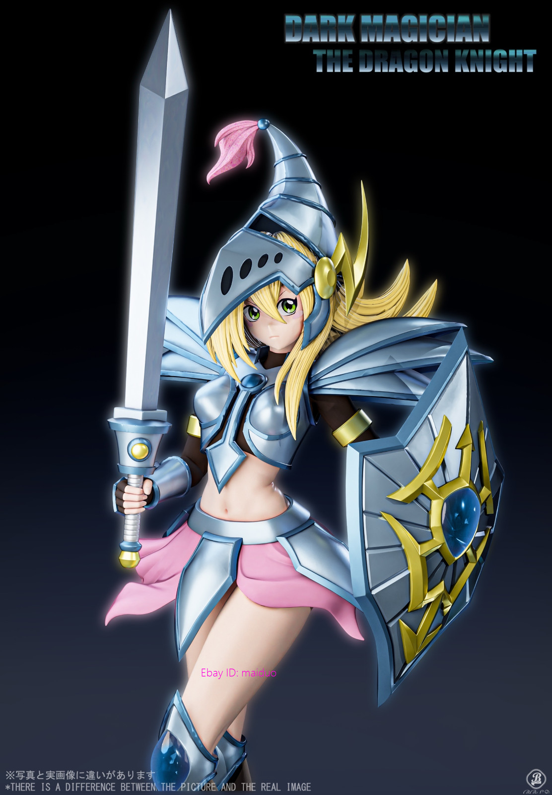 Dark Magician Girl BBSD Studio Resin Figure Statue 32cm In Stock Limited Edition
