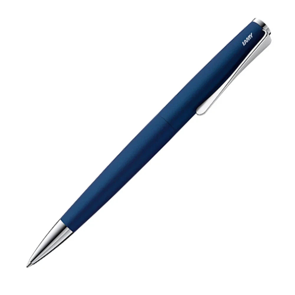 LAMY Studio Imperial Blue Ballpoint stainless steel M Black ink (NEW) *NO BOX*