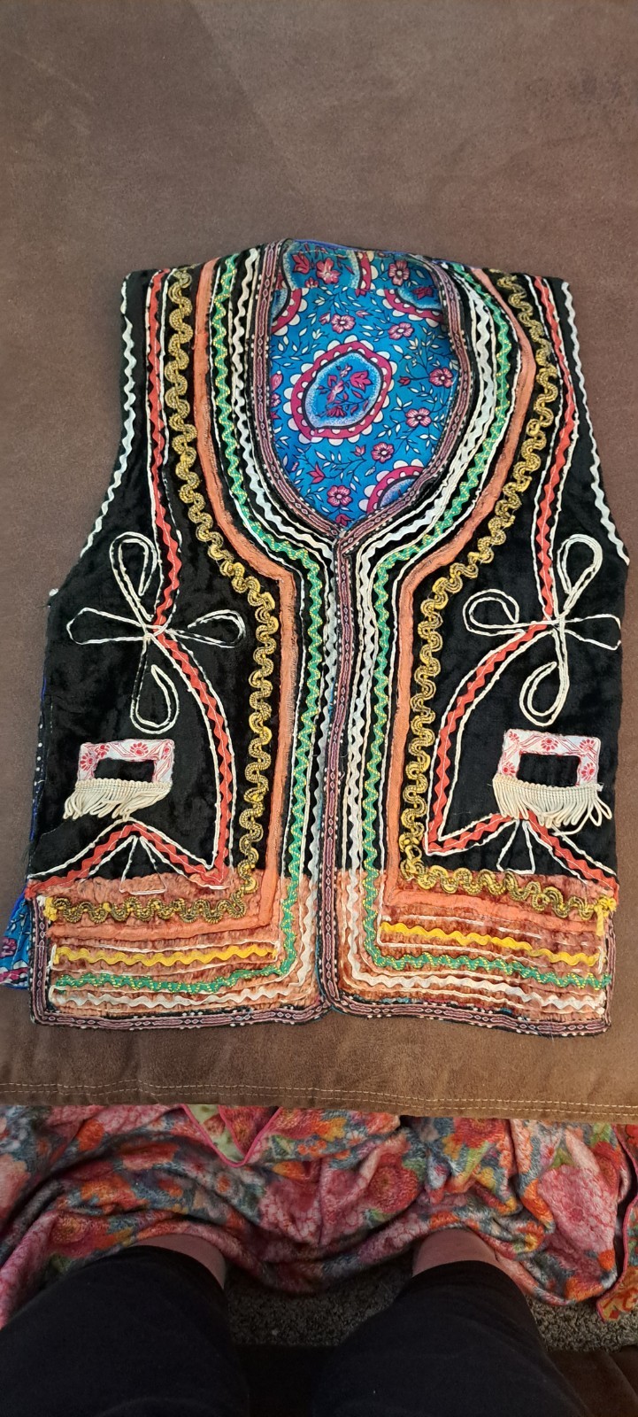 Vintage Slovak Kroje Folk Costume Vest Vintage Slovak Kroje Folk Costume Vest