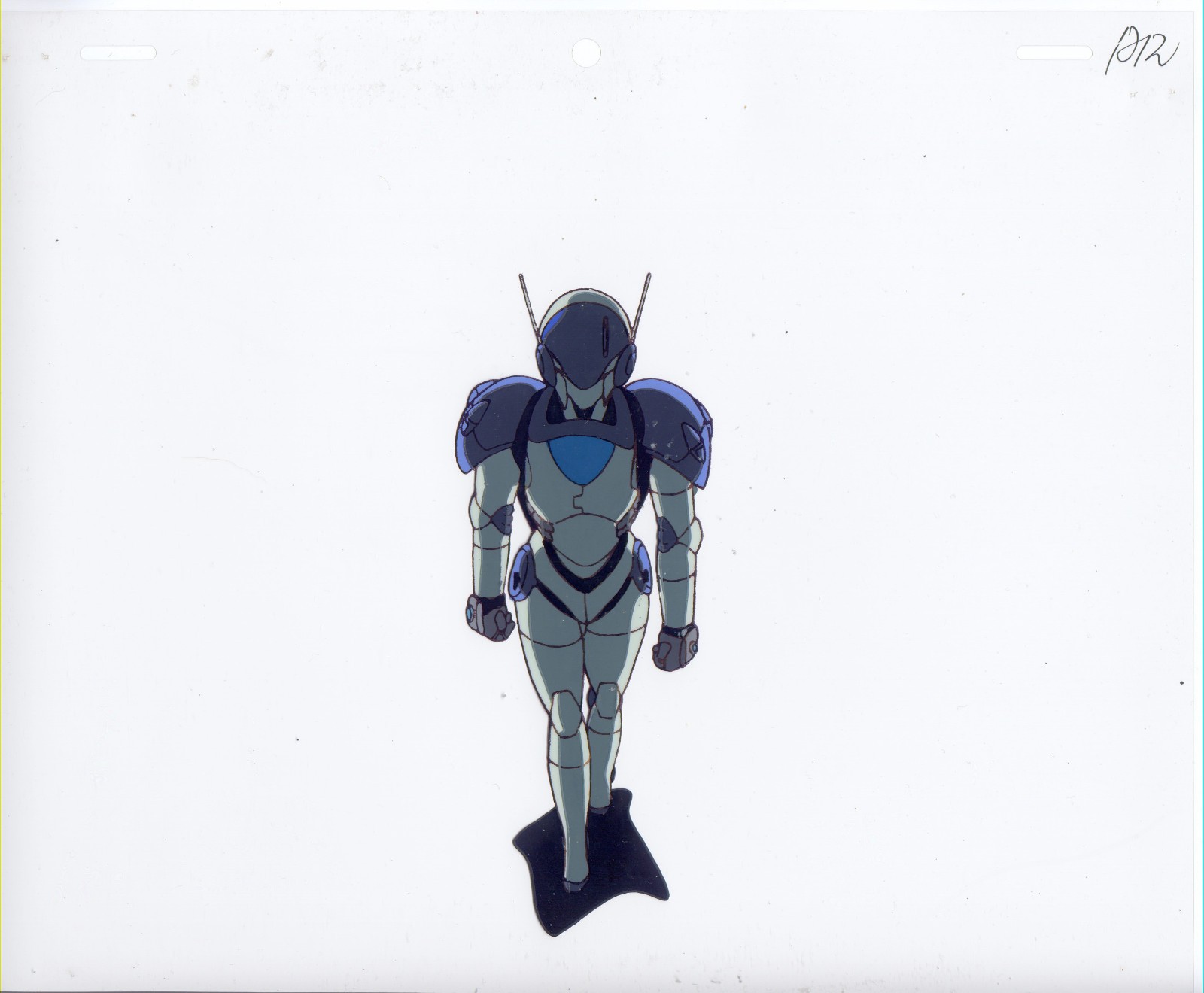 Bubblegum Crisis - Sylia original animation cel with drawing - 1987 - anime