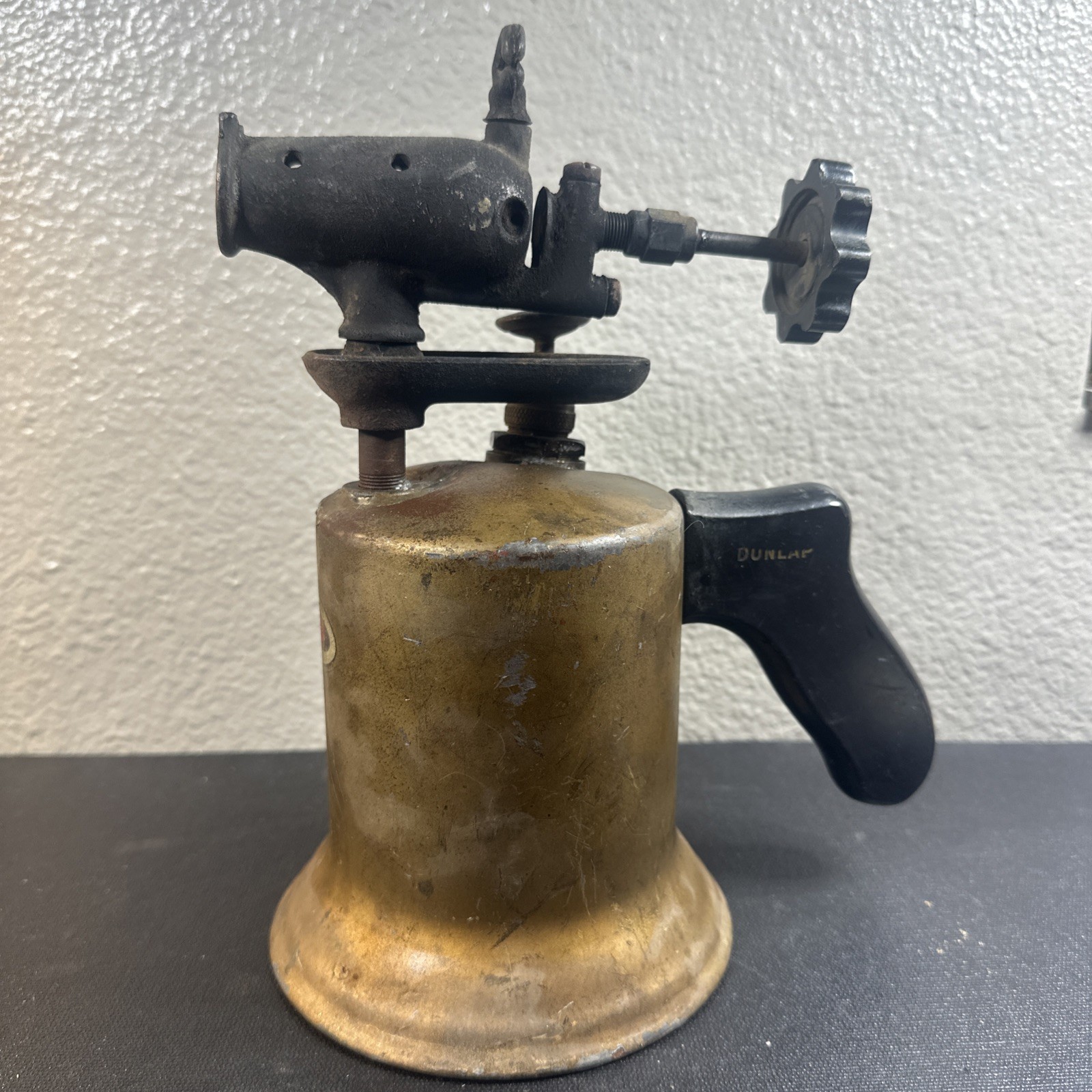 Vintage Antique Dunlap hand held blow torch 1930s collectible Vintage Antique Dunlap hand held blow torch 1930s collectible