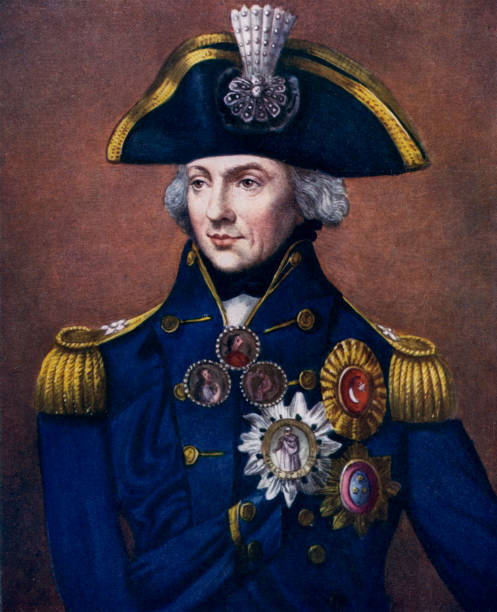 Admiral Sir Horatio Nelson', 1798-1799, Portrait of Nelson after - Old Photo Admiral Sir Horatio Nelson', 1798-1799, Portrait of Nelson after - Old Photo