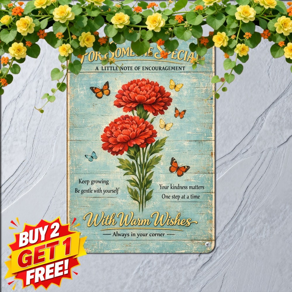 To My Daughter Red Rose Bouquet Metal Plaque Loving Mom Present 8x12