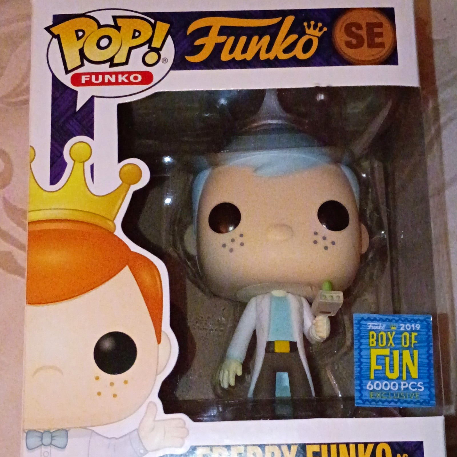 Funko Pop Freddy Funko as Rick Rick and Morty Box of Fun Fundays 2019 6000