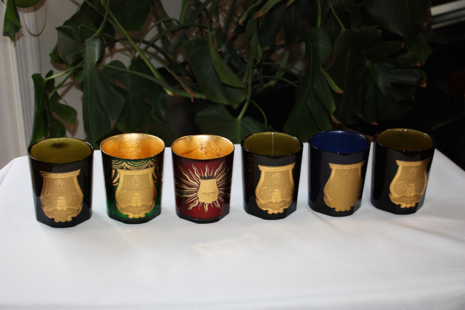 TRUDON Six (6) EMPTY 270g Candle Holders - Gloria, Reggio, Ernesto, S.G., Abd El