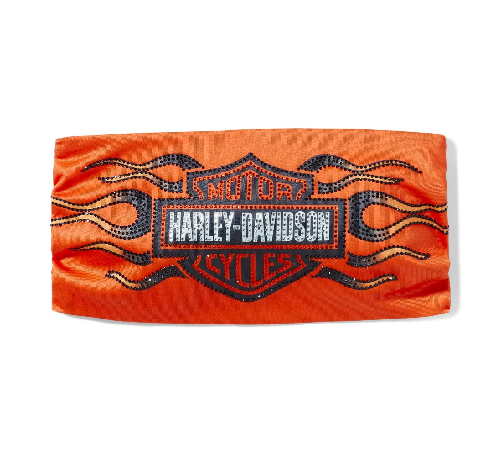 Harley-Davidson Women's Vintage Flames Headband, Orange - 97785-25VW