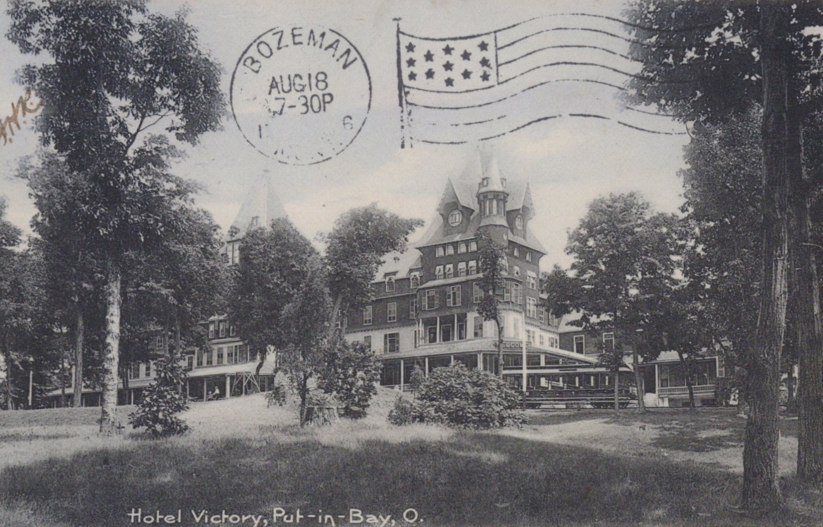 POSTCARD HOTEL VICTORY PUT-IN-BAY OHIO