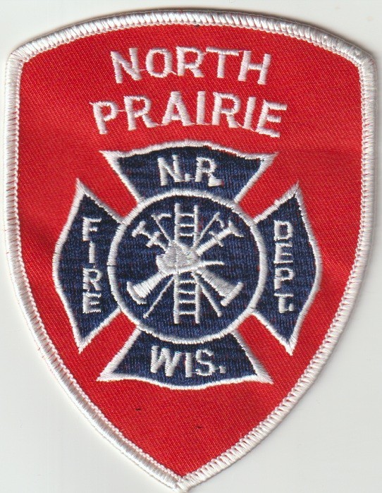 North Prairie WI Fire Department patch shipped from Australia