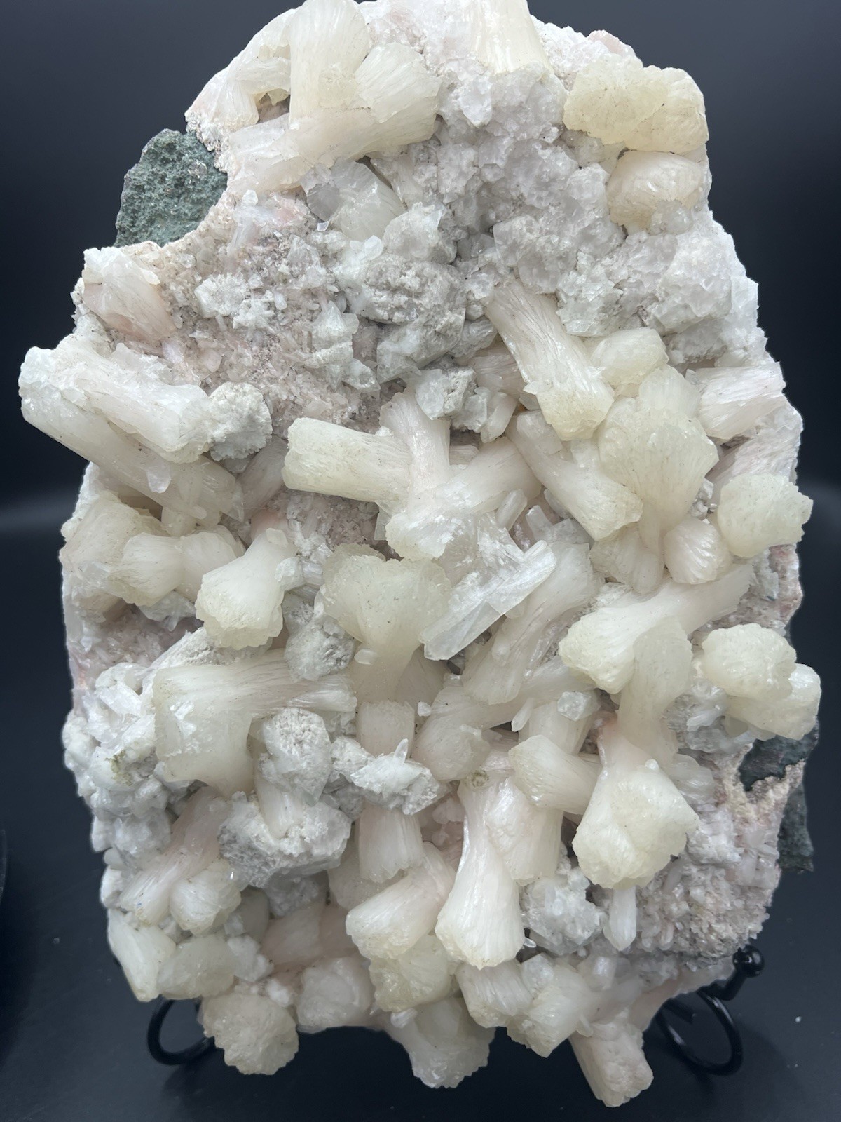 10 Lb Large Stunning Natural Apophyllite,Stilbite,with pink Chalcedony Minerals