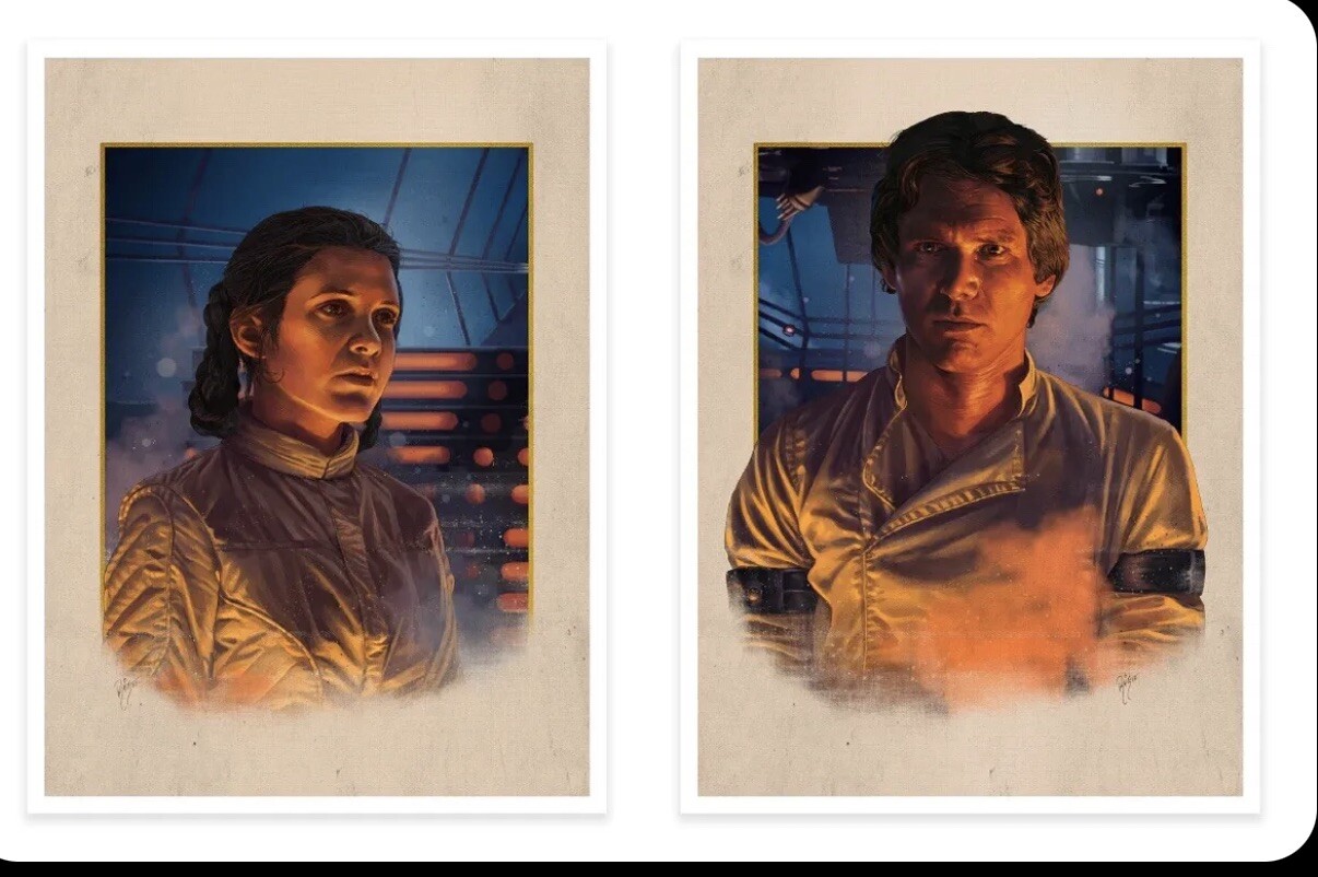Princess Leia & Han Solo - I Love You By Ruiz Burgos Star Wars Bottleneck