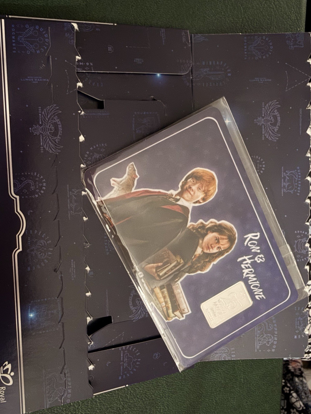 OPENED Royal Dutch Mint Harry Potter 25 Years Of Magic Ron & Hermoine