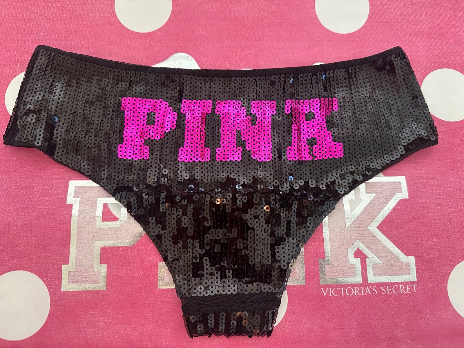 New Fashion Show Exclusive Victoria's Secret PINK Hipster  Hope / Pink Size S