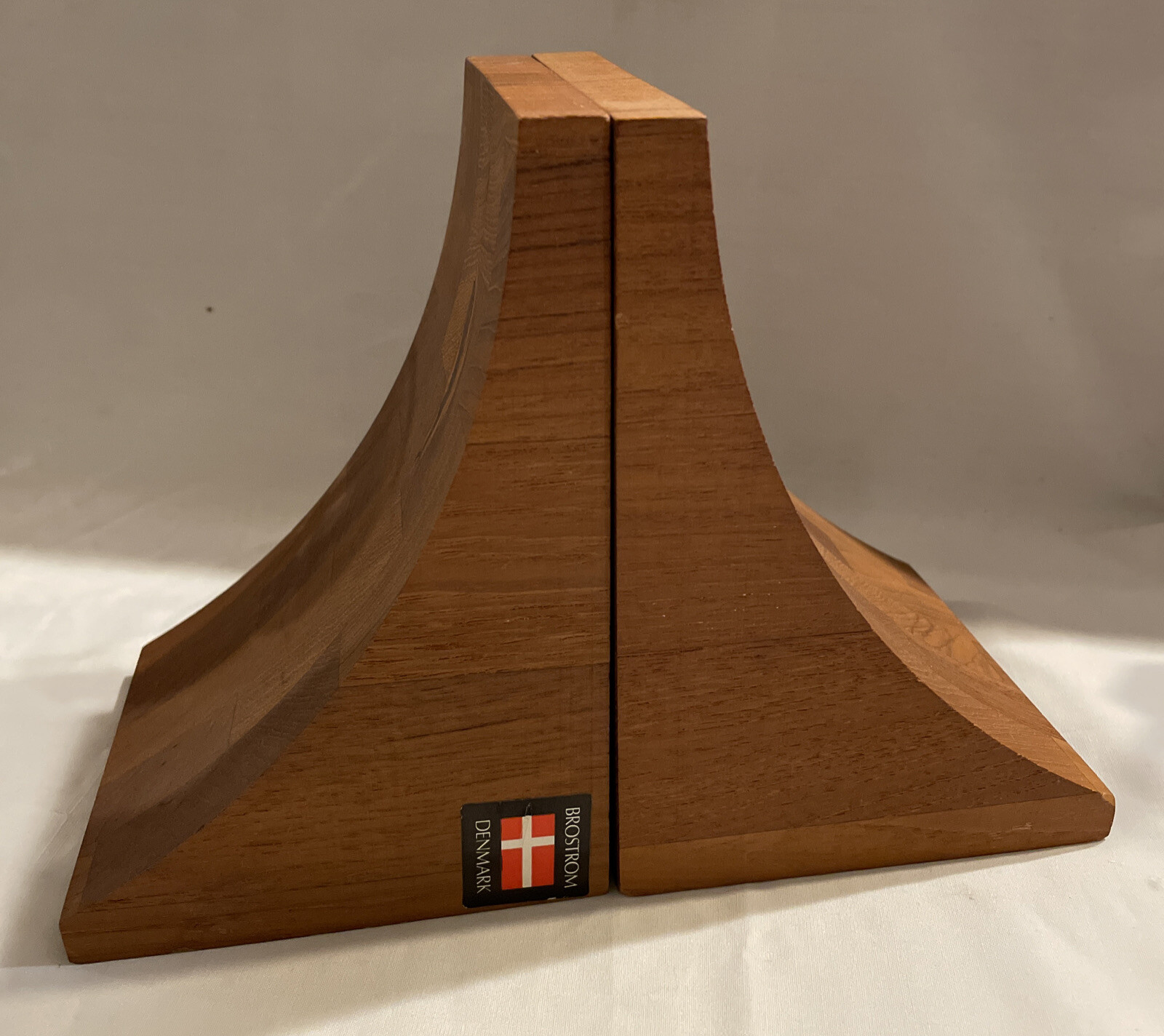 Vintage Brostrom Danish Modern Teak Bookends 6 1/4” X 4 1/4” X 4 3/8” Vintage Brostrom Danish Modern Teak Bookends 6 1/4” X 4 1/4” X 4 3/8”