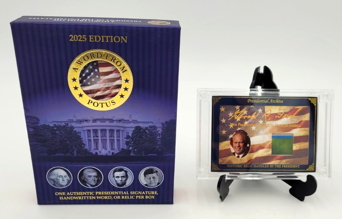 2025 Gerald Ford A Word From POTUS #PA-GF38 Relic 296/649