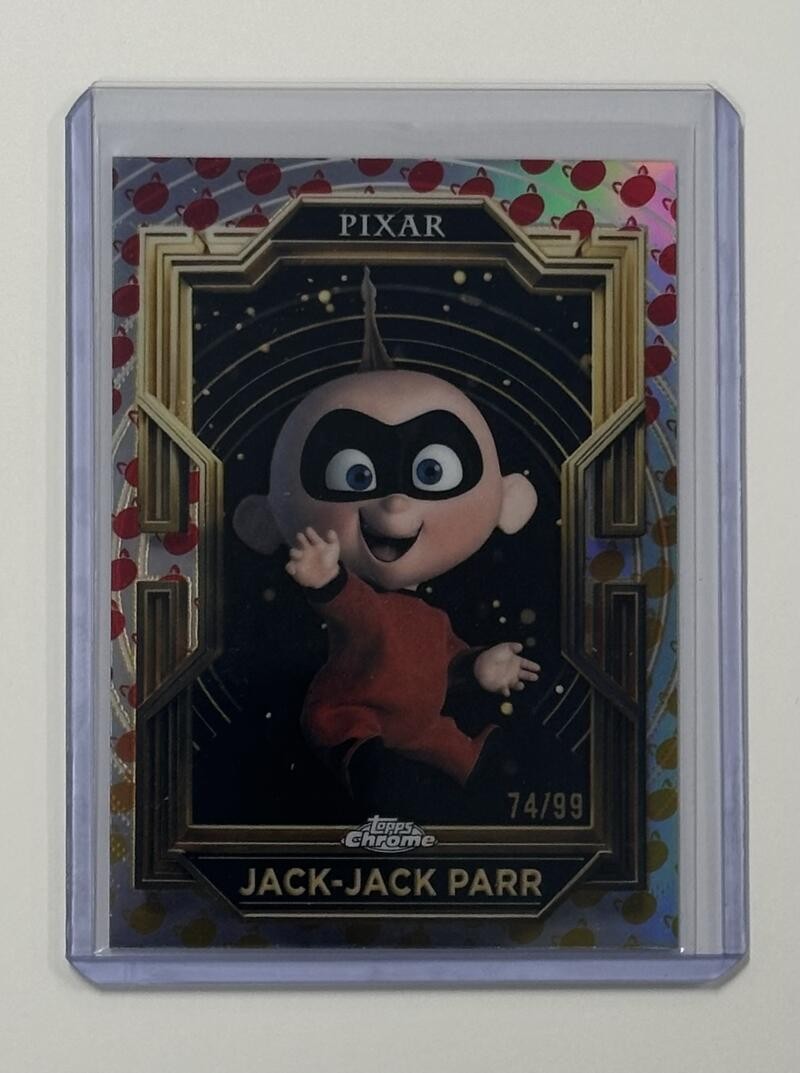 2026 Pixar Gold Topps Jack-Jack Parr Card 74/99 #34 Incredibles