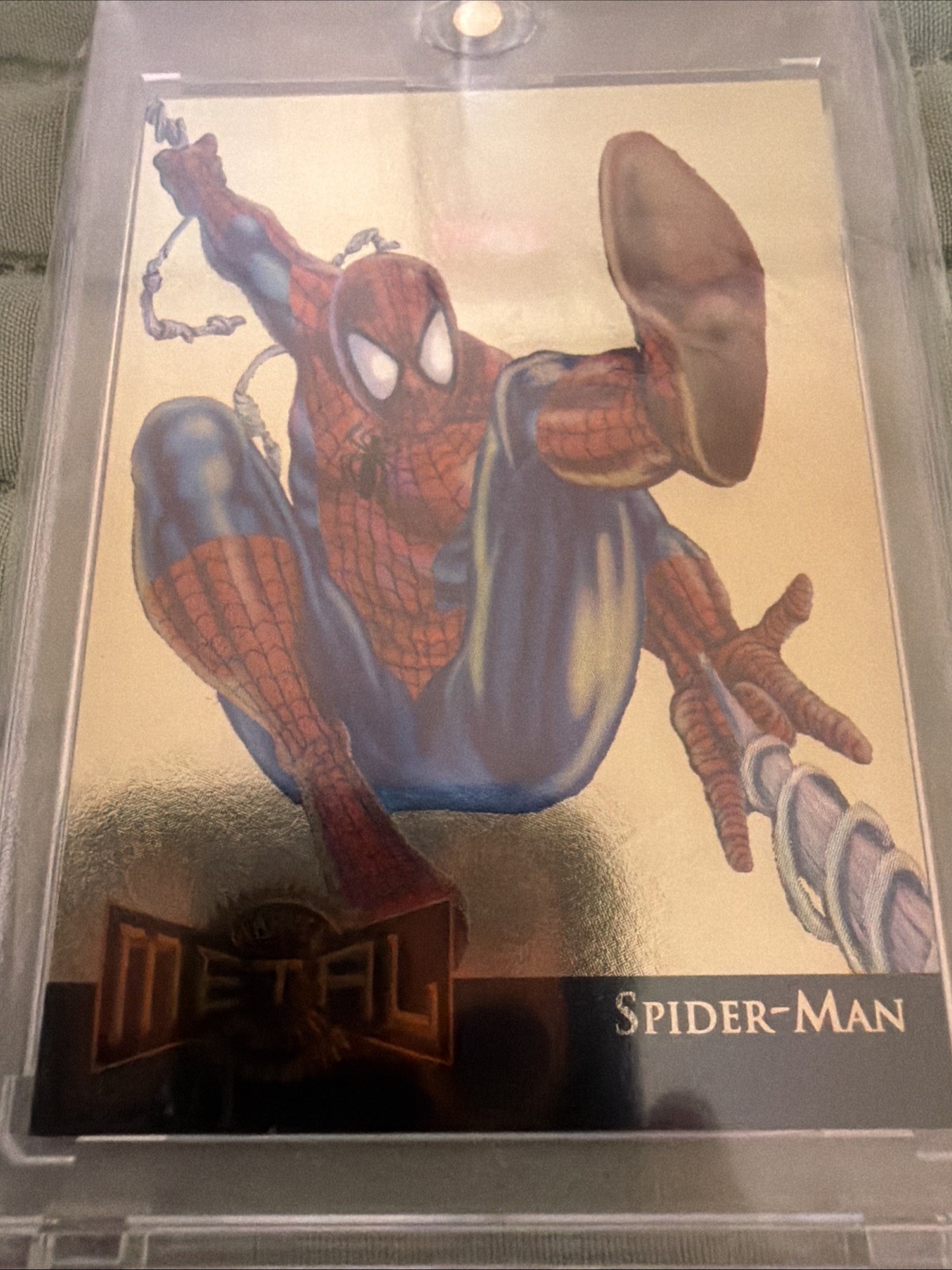 1995 Spider Man Marvel Metal Flashers Gold Blasters Cards Parallel Limited Rare