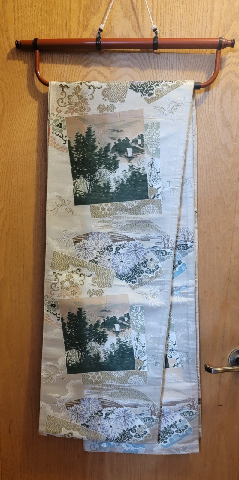 Vintage Japanese Silk Obi Kimono Sash Vintage Japanese Silk Obi Kimono Sash