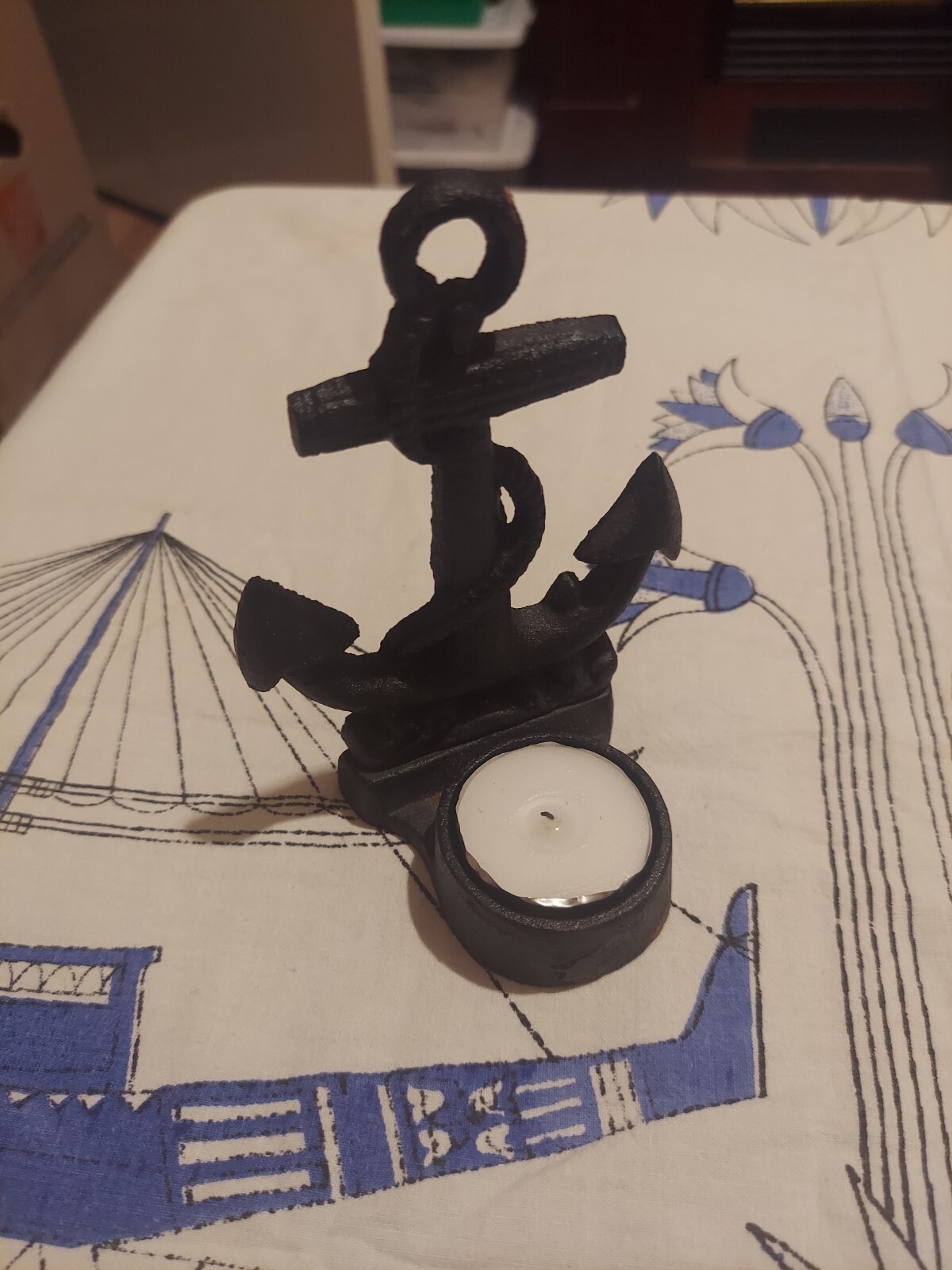 anchor candle holder