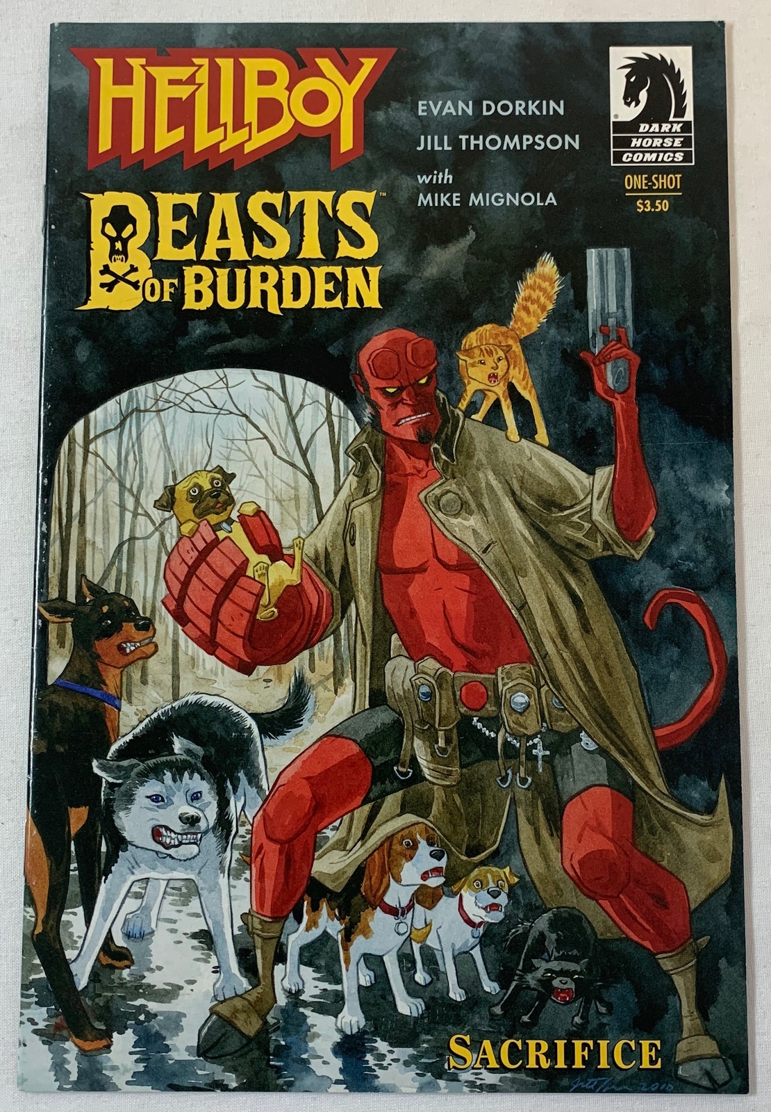 2010 Dark Horse HELLBOY BEASTS OF BURDEN - SACRIFICE one shot