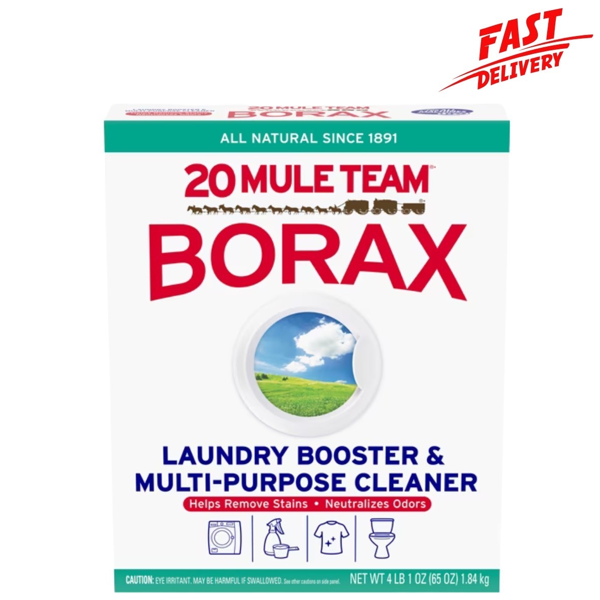 20 Mule Team Borax Laundry Booster Multi Purpose Cleaner 65 oz 20 Mule Team Borax Laundry Booster Multi Purpose Cleaner 65 oz