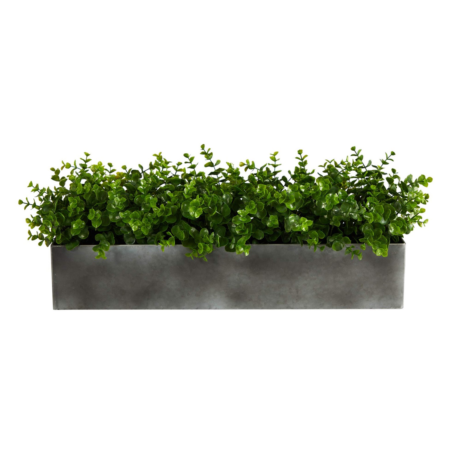 Nearly Natural P1651 25 in Eucalyptus Artificial Plant with Grey Planter Nearly Natural P1651 25 in Eucalyptus Artificial Plant with Grey Planter