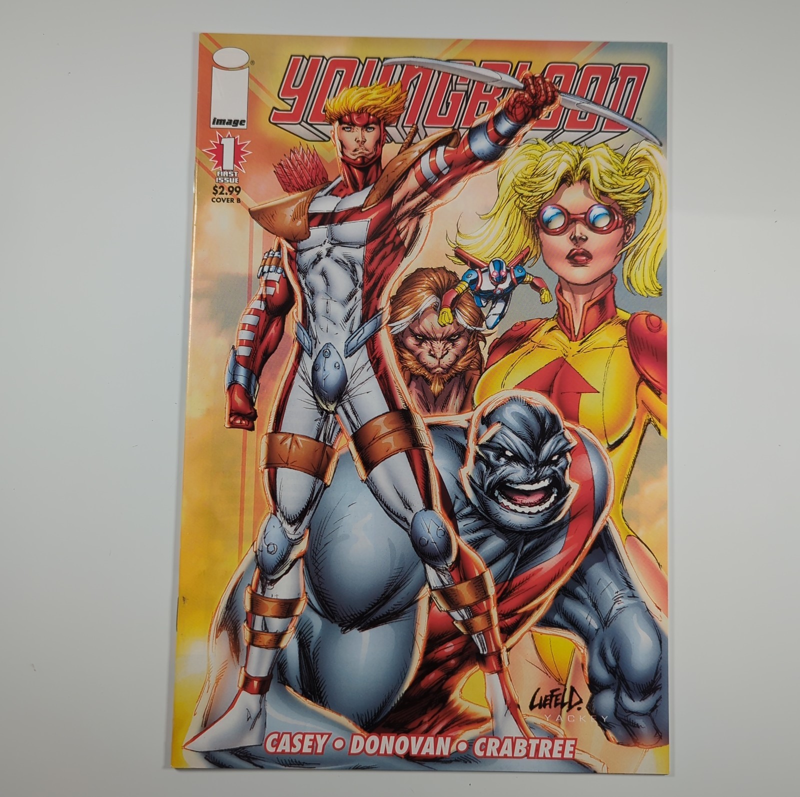 Youngblood #1 Image Comics 2008 Rob Liefeld Cover High Grade Direct Edition