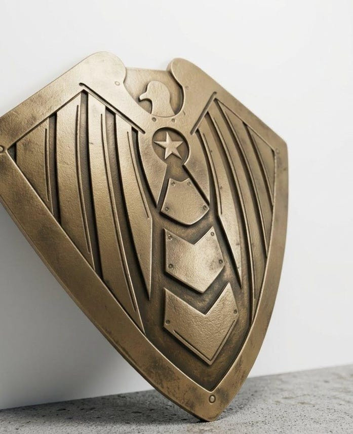 Soldier Boy Shield Replica Wooden Super Soldier Eagle cosplay Wall Decor Shield