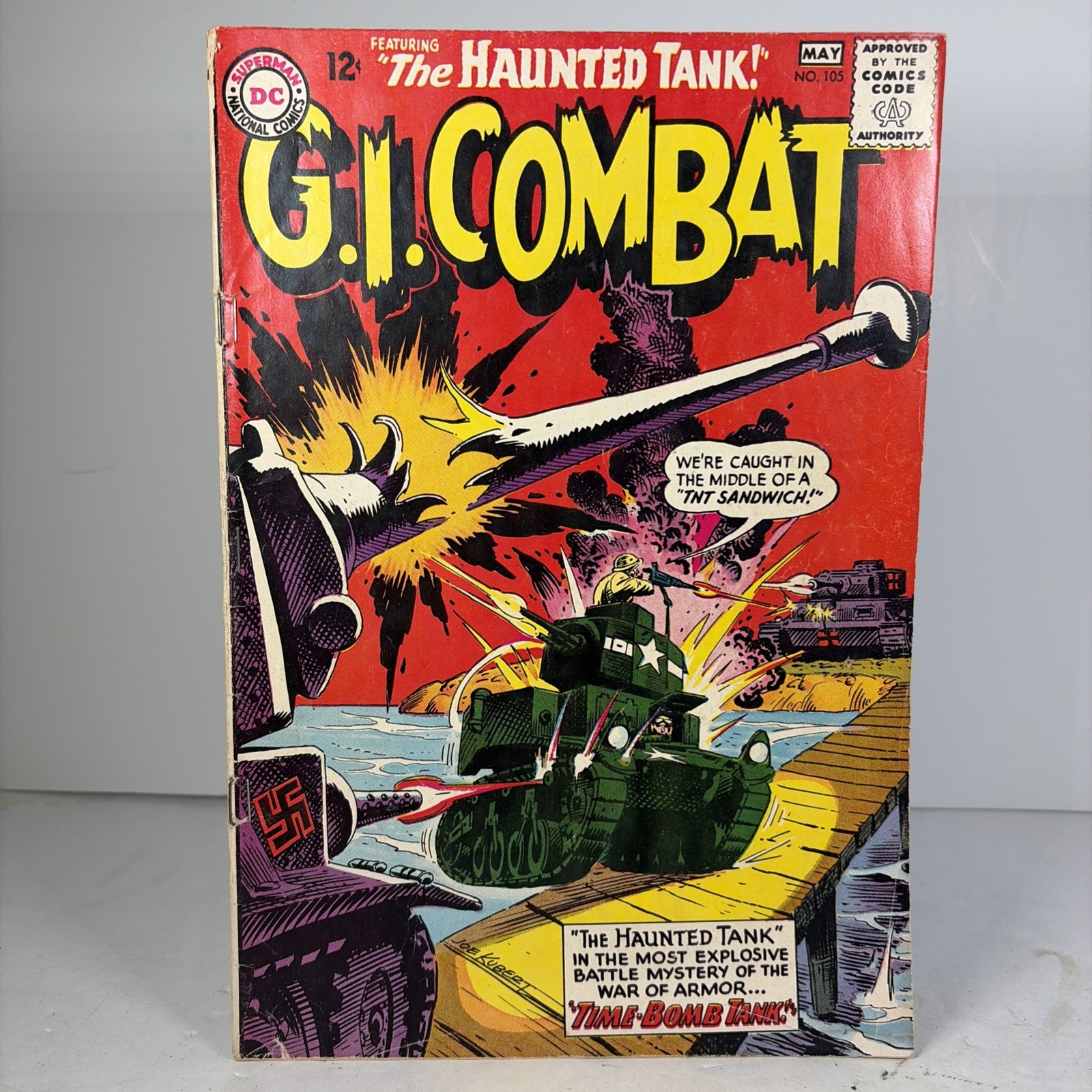 DC Comics 1964 G.I. Combat #105 Comic Book DC Comics 1964 G.I. Combat #105 Comic Book