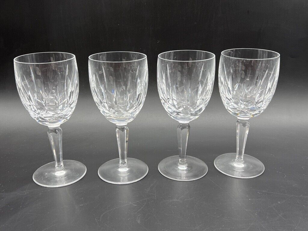Set of 4 Signed WATERFORD Crystal 7\