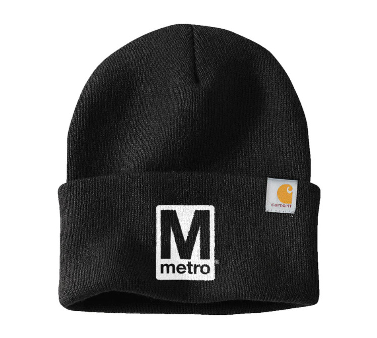 Washington DC Metro (WMATA) Knit Beanie Cap Hat - Metrorail