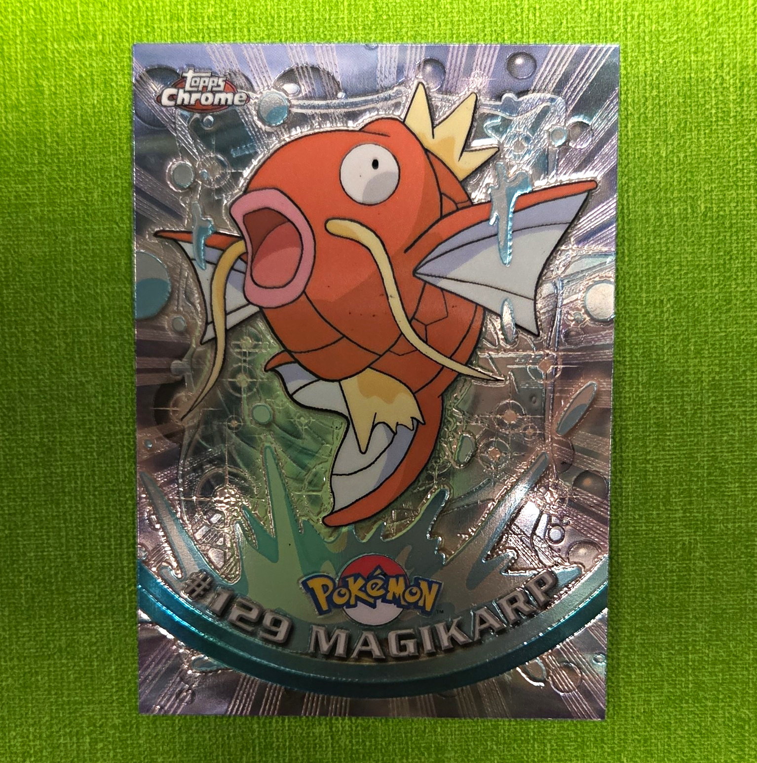 Topps 2000 Topps Chrome Pokémon TV Animation Magikarp #129 Hologram Card