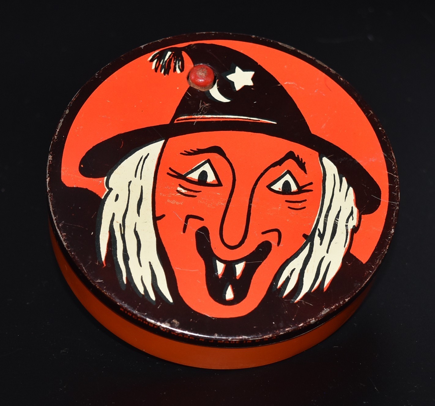 Vintage Kirchhof Witch Halloween Ratchet Noisemaker Newark, NJ