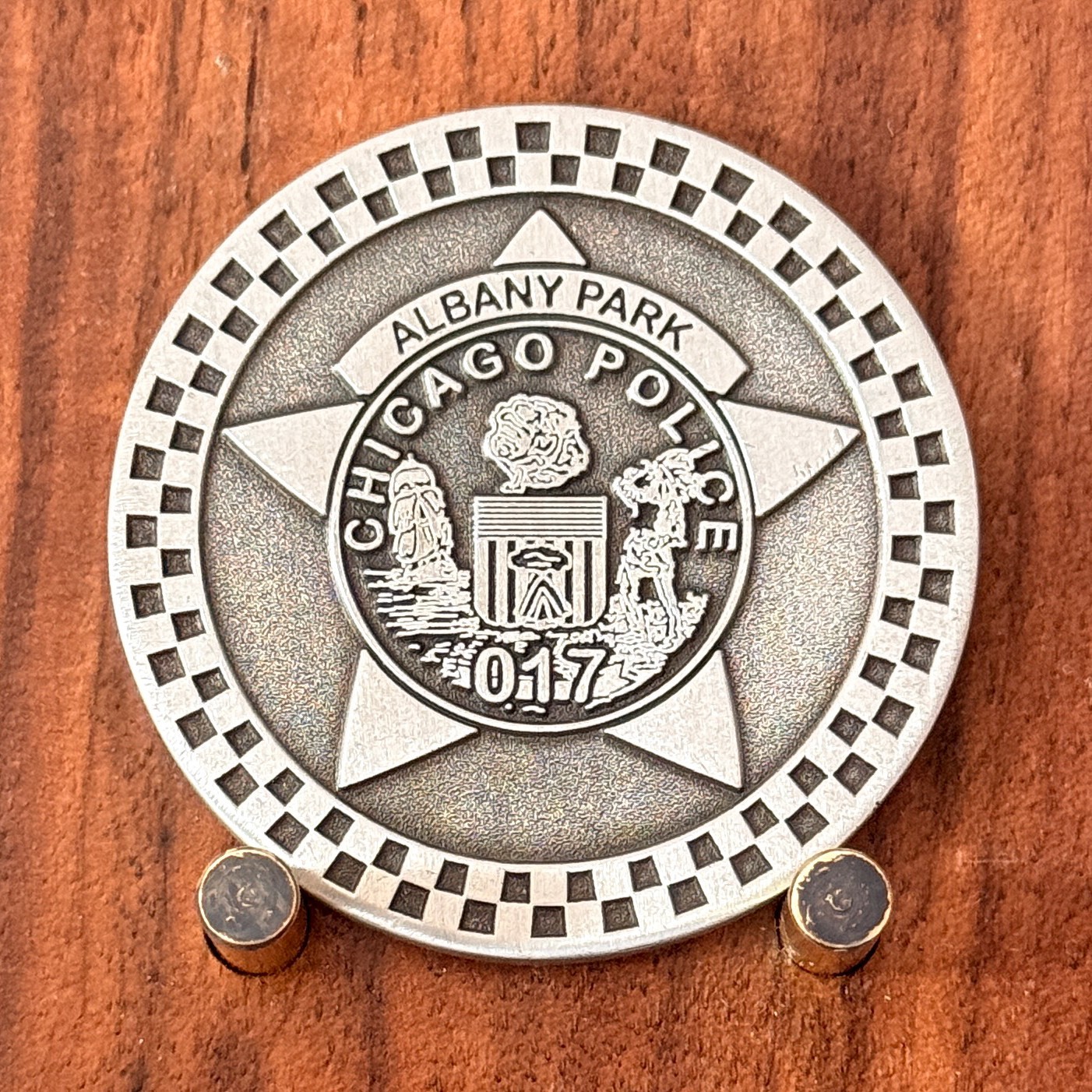 Chicago Police Albany Park COVID-19 Double Sided Challenge Coin  W#32